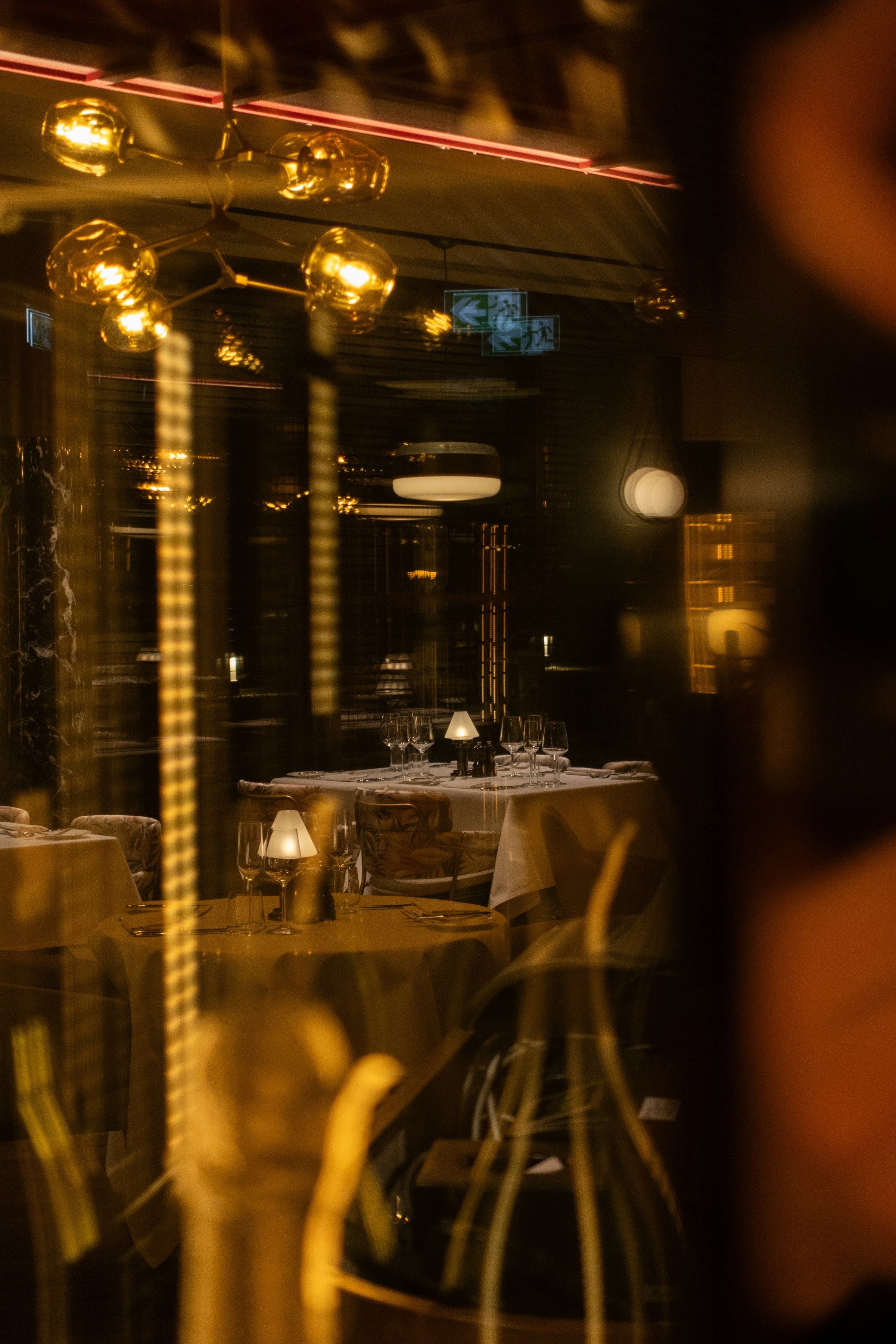 Elegant restaurant setting